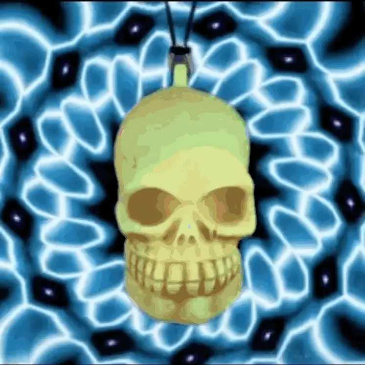 LED Soft Skeleton Skull Necklace