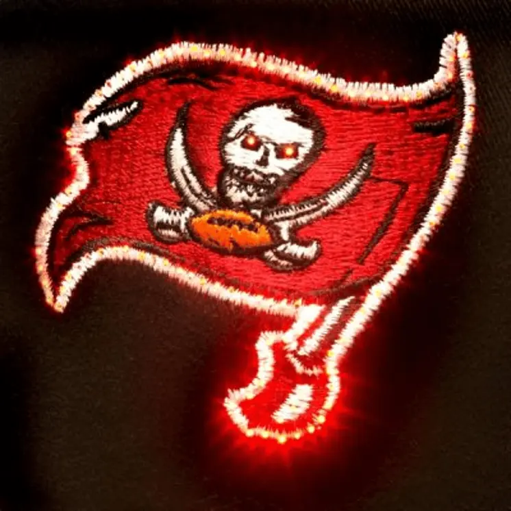 Tampa Bay Buccaneers Flashing Fiber Optic Cap