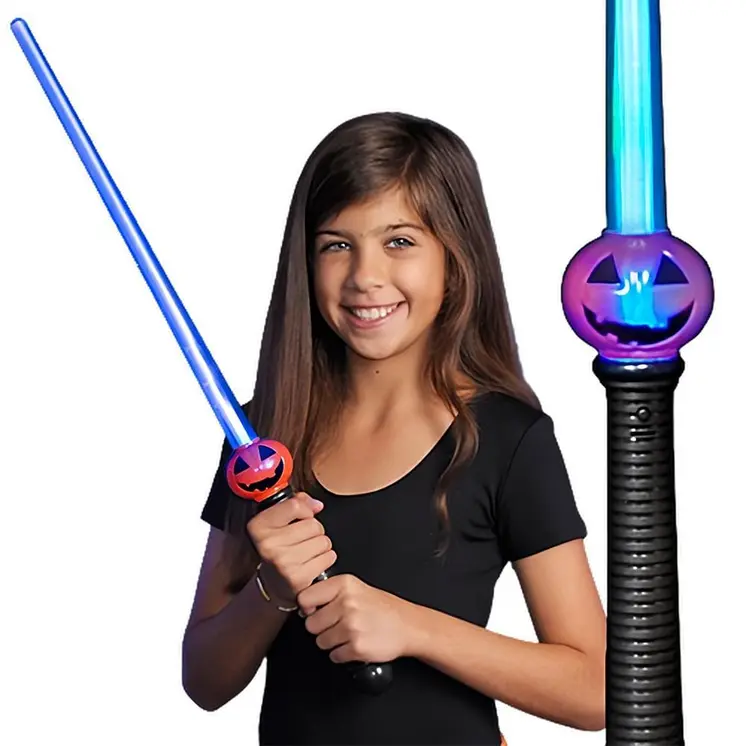 Pumpkin LED Color Changing Sword