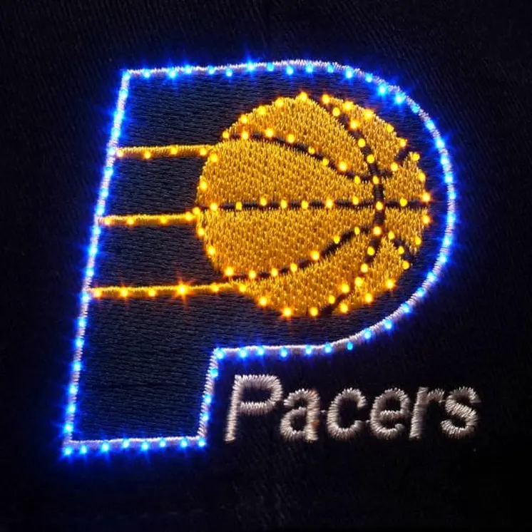Indiana Pacers Flashing Fiber Optic Cap