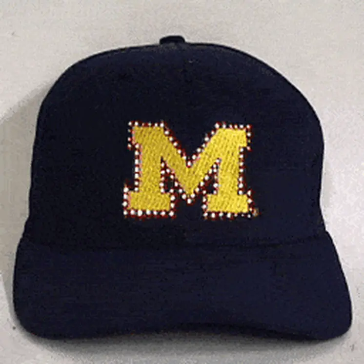 Michigan Wolverines Flashing Fiber Optic Cap
