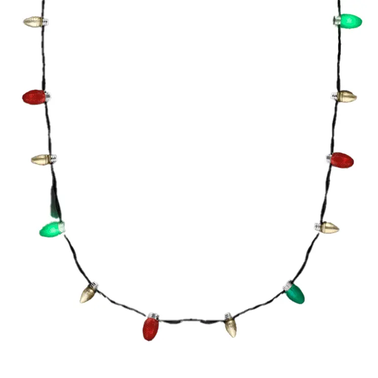 Wearable Christmas Lights Necklace