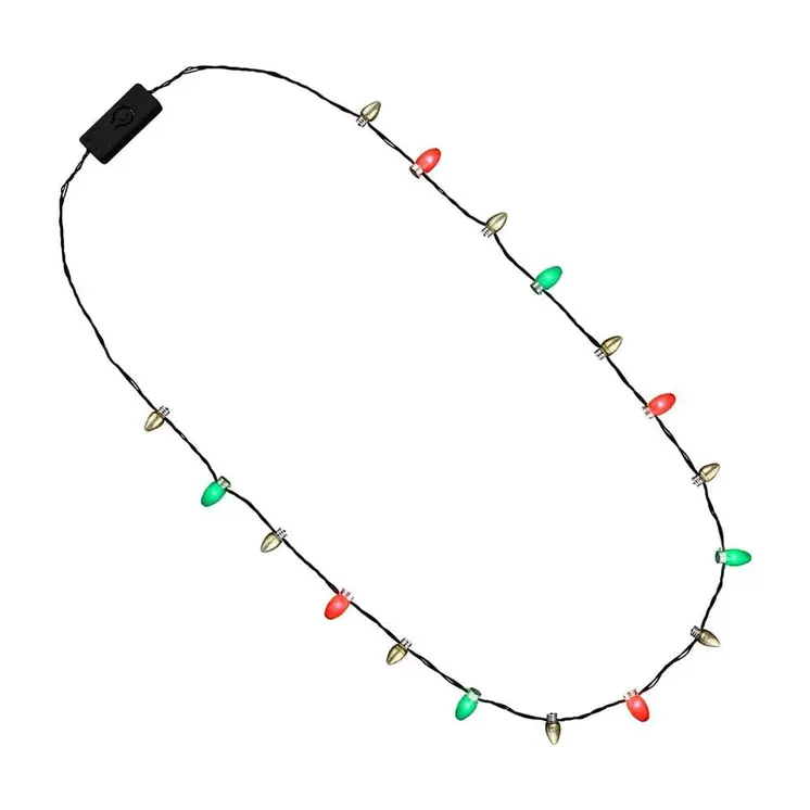 Wearable Christmas Lights Necklace