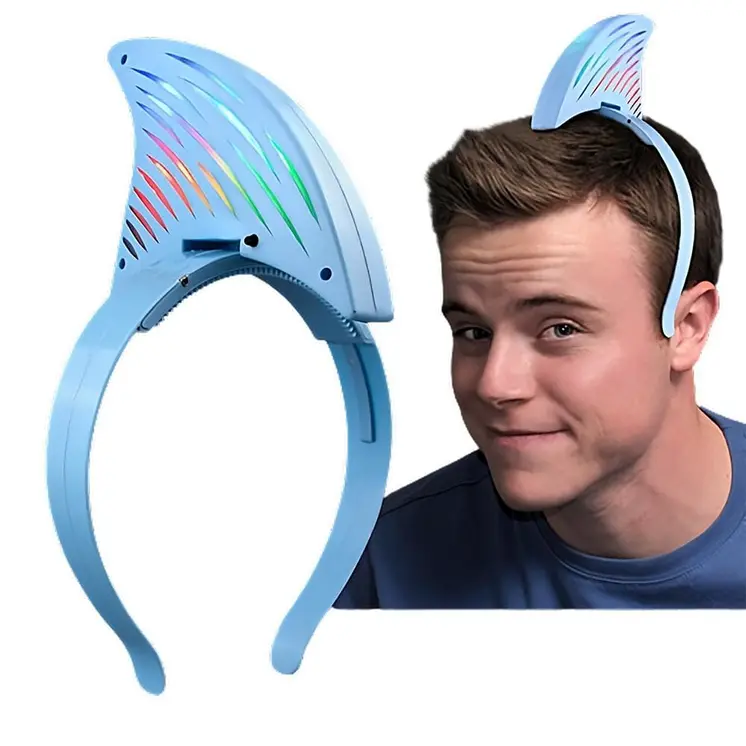 LED Shark Fin Headband