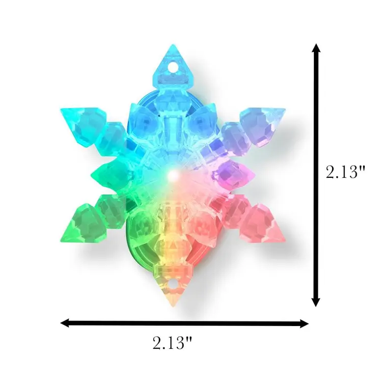 Color Changing Snowflake Hair Clip