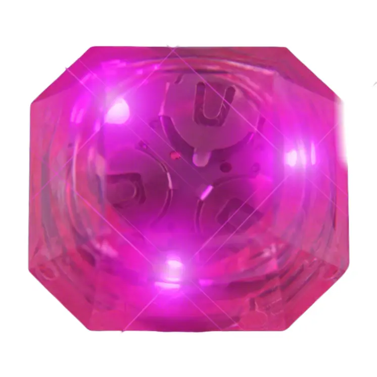 Huge Gem Flashing Rings Pack of 24