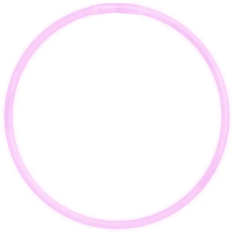 Glow Necklace Pink Tube of 25