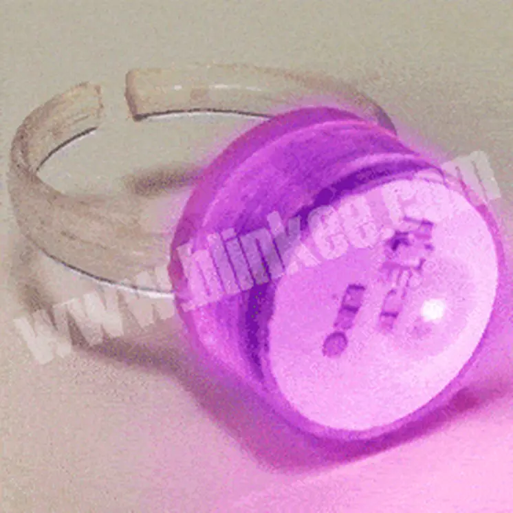 Purple Ring Flashing Body Light Lapel Pins
