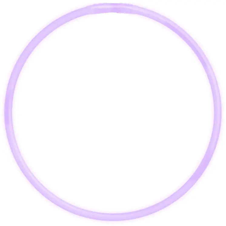 Glow Necklace Purple Tube of 25