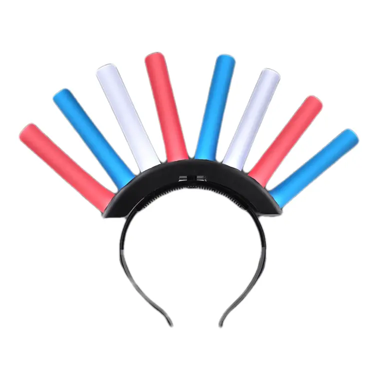 LED Foam Stick Mohawk Red White Blue