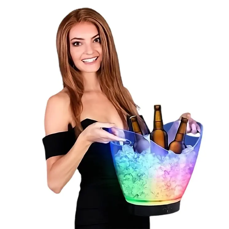 Rechargeable Remote LED Jumbo Ice Bucket