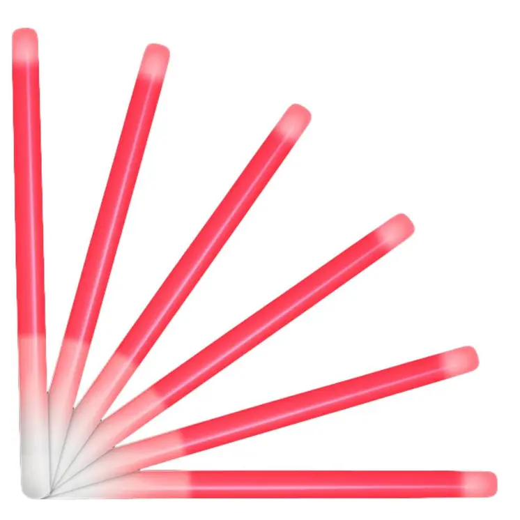 10 Inch Glow Stick Baton Red Pack of 25