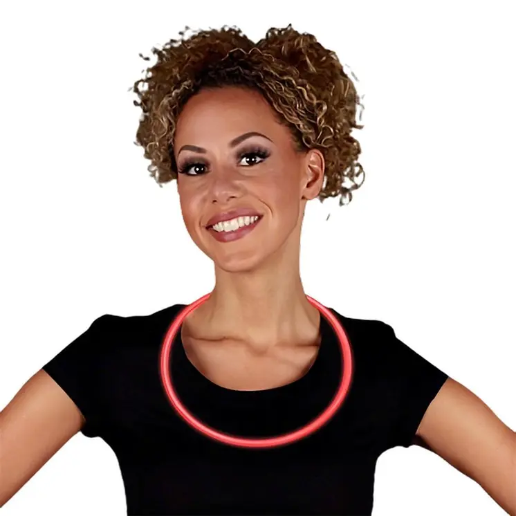 Glow Necklace Red Tube of 25