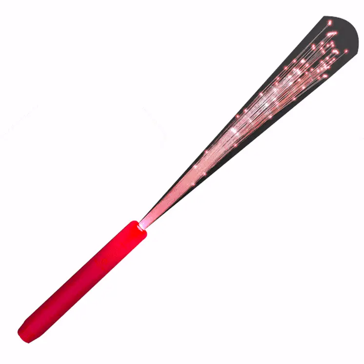 Red Fiber Optic Wand with Red LEDs