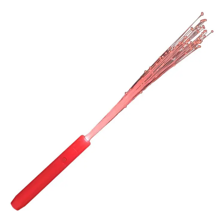 Red Fiber Optic Wand with Red LEDs