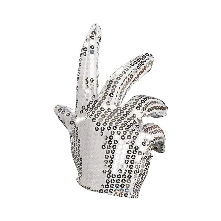 Non Light Up Jacko Thriller Beat It Billie Jean Right Hand Sequin Glove
