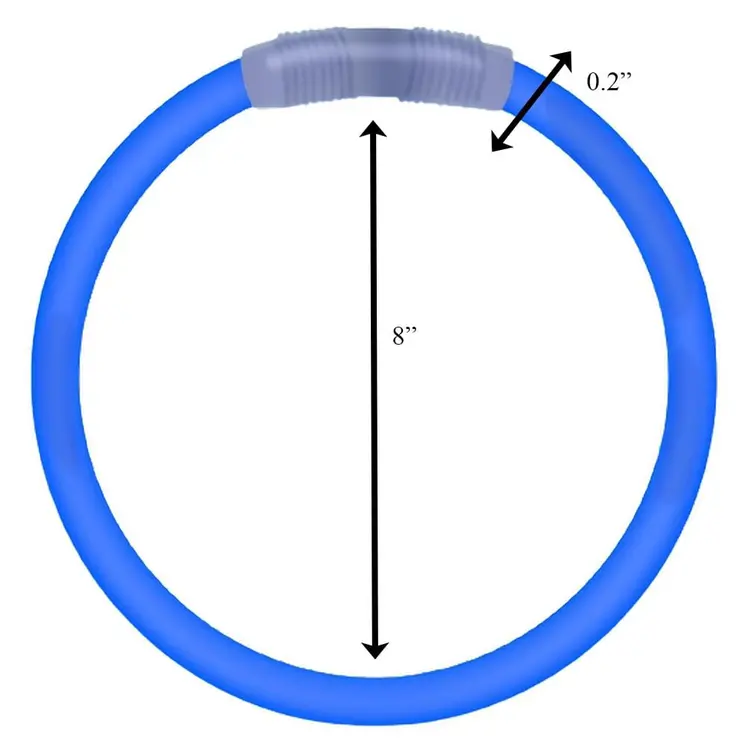 Glow Bracelet Blue Tube of 100
