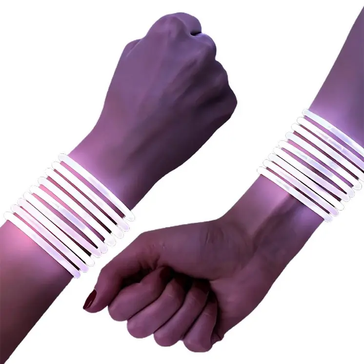 Glow Bracelet White Tube of 100