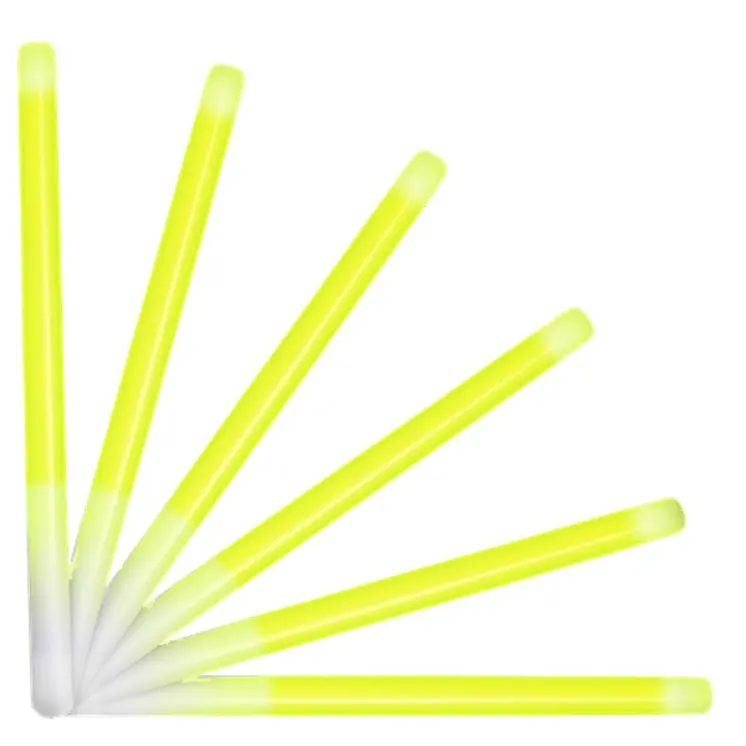 10 Inch Glow Stick Baton Yellow Pack of 25