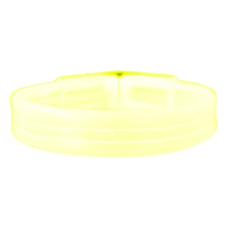 Wide Glow Stick 8 Inch Bracelet Yellow Pack of 25
