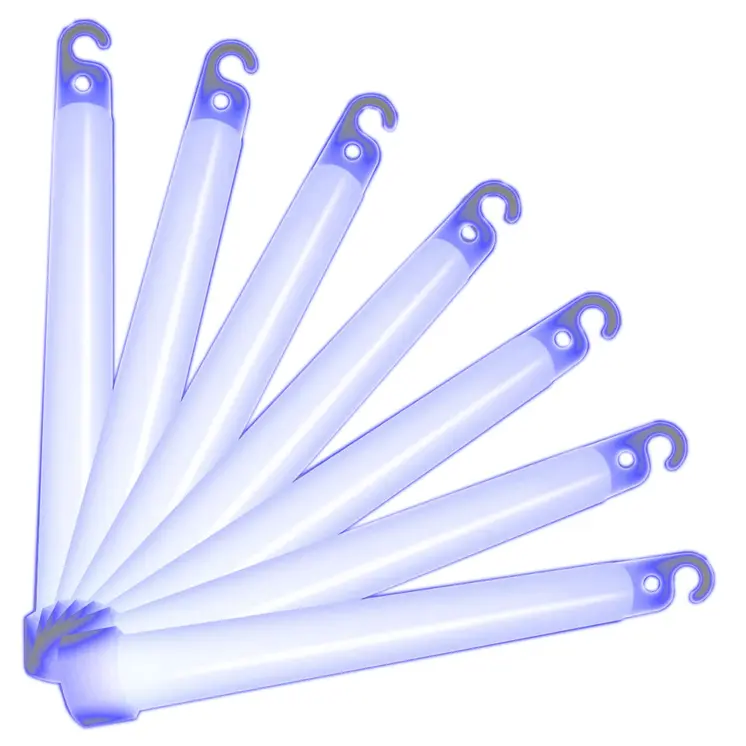 5 Minute High Intensity 6 Inch Glow Sticks Pack of 10 Blue