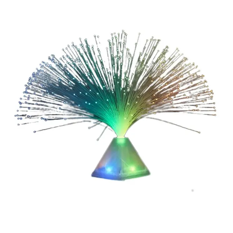 Fiber Optic Pyramid Centerpiece