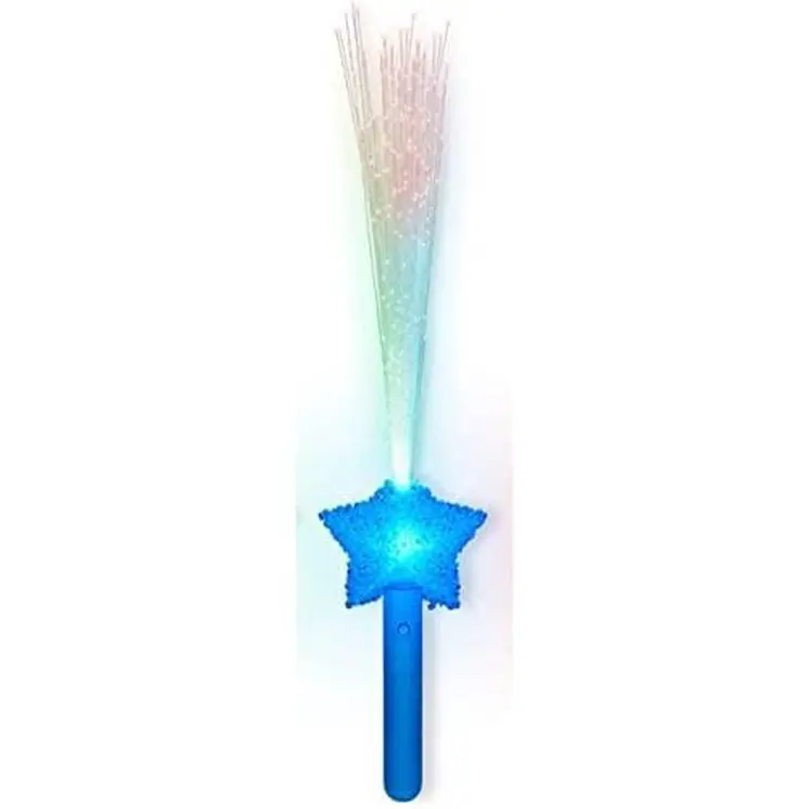 Light Up Fiber Optic Shooting Star Wand Pack of 12