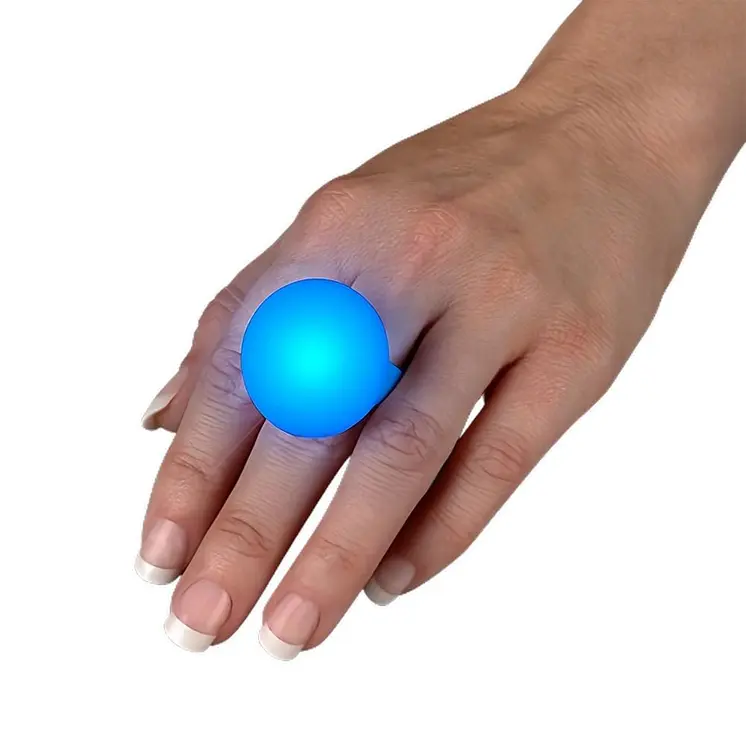 Huge Blink and Glow Blue LED Ring