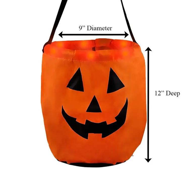 LED Halloween Trick or Treat Bag