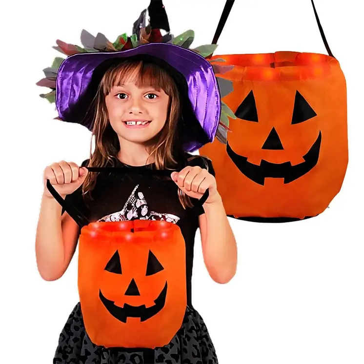 LED Halloween Trick or Treat Bag