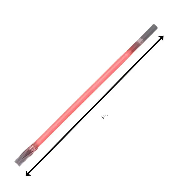 Red Glow Drinking Straws Pack of 25