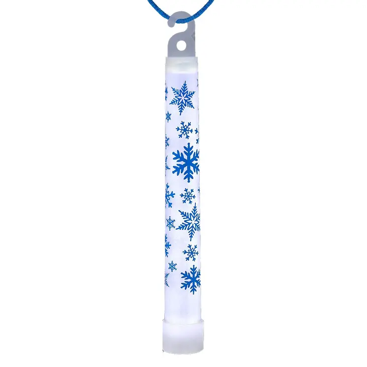 Snowflake 6 Inch Glow Stick Pack of 25