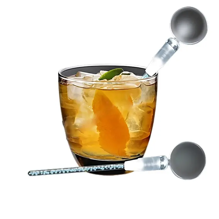 White Cocktail Party Light Up Swizzle Stick Drink Stirrer