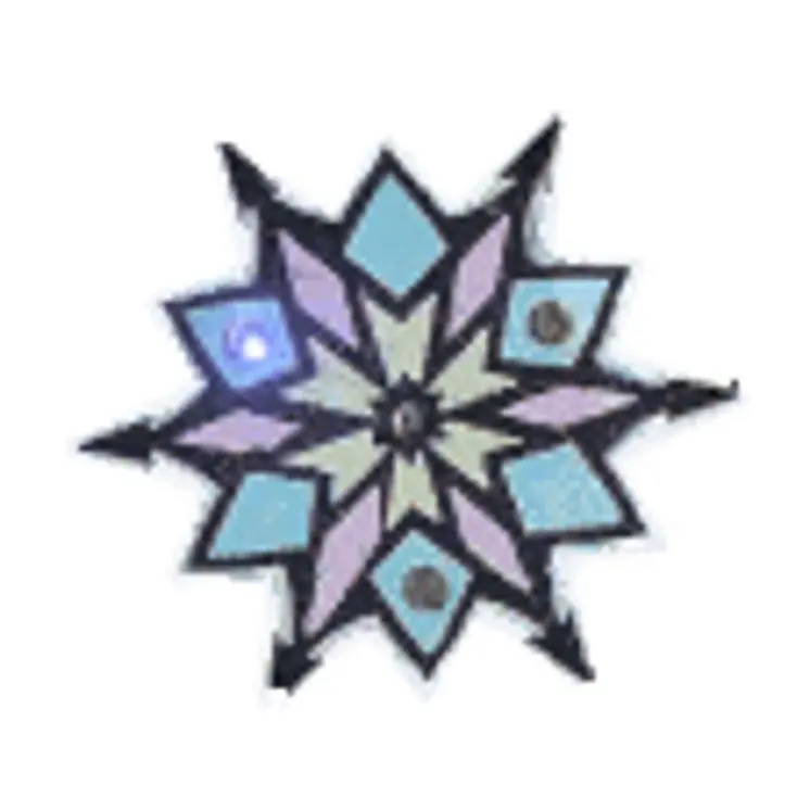 Snowflake Flashing Body Light Lapel Pins