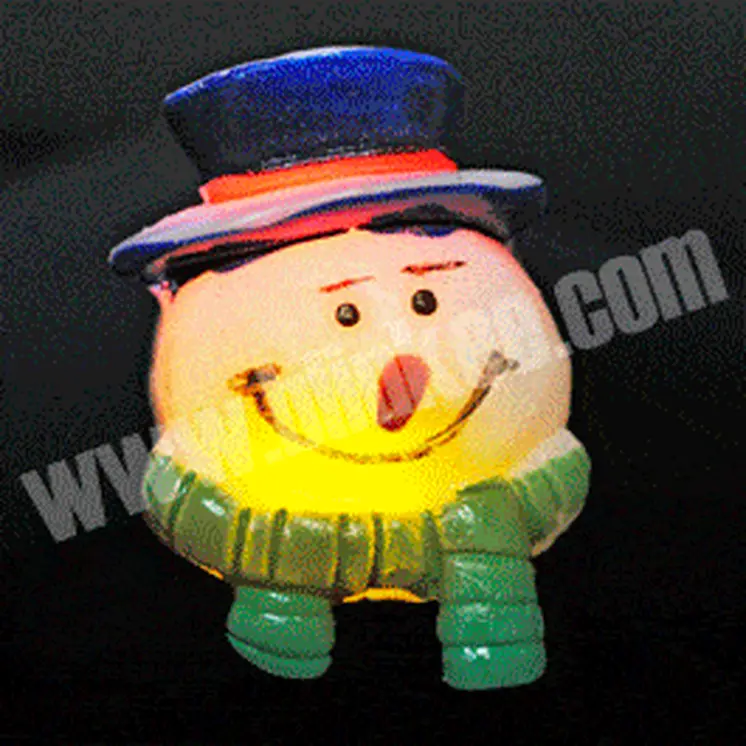 Soft Snowman and Santa Christmas Rings