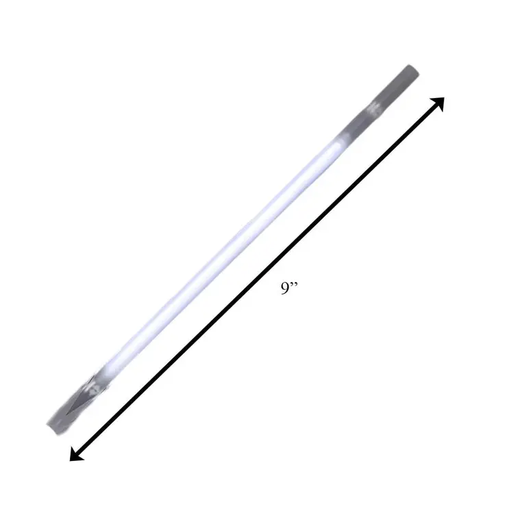 White Glow Drinking Straws Pack of 25
