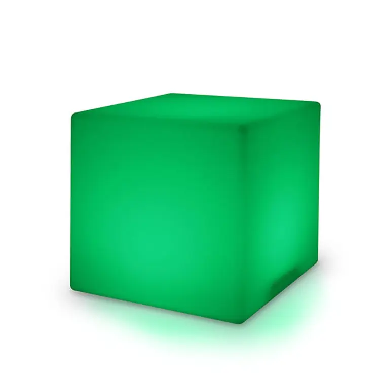 20 Inch Huge LED Color Changing Cube Light Chair Stool Table Furniture