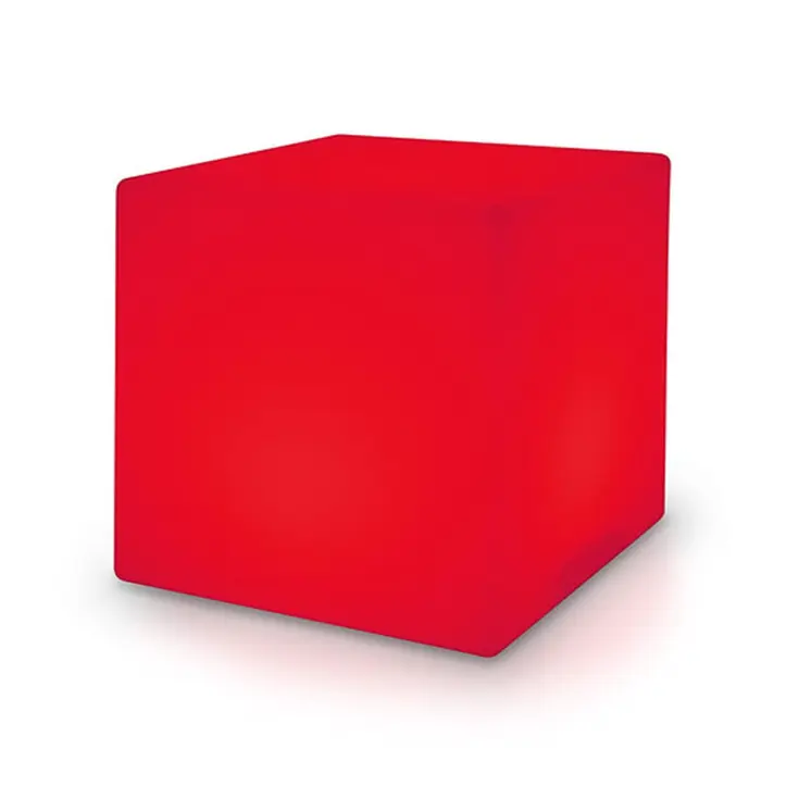 20 Inch Huge LED Color Changing Cube Light Chair Stool Table Furniture