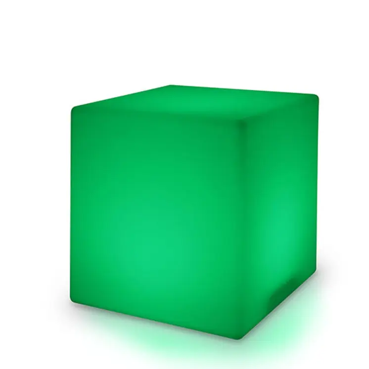 8 Inch LED Color Changing Cube Light Table Furniture