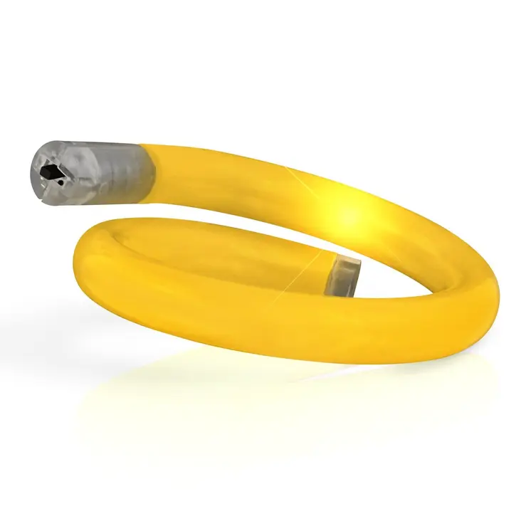 Light Up Tube Bracelet Yellow