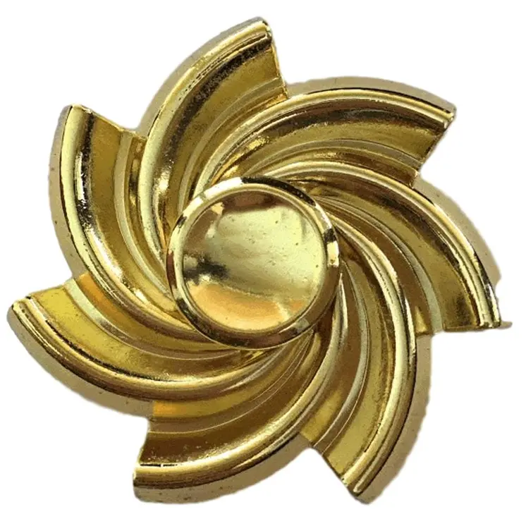 Golden Spiral Metal EDC Fidget Spinner