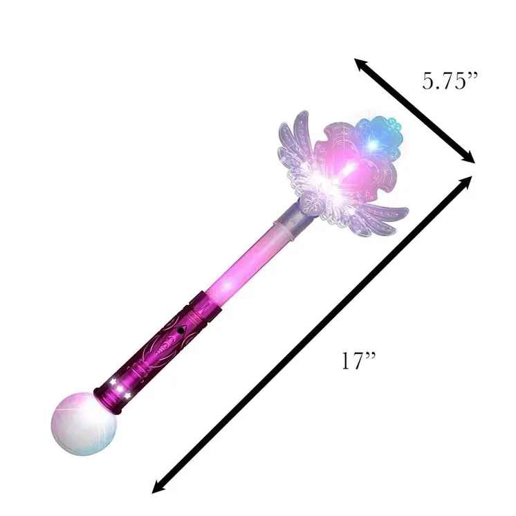Magical Fairy Princess Winged Heart Wand
