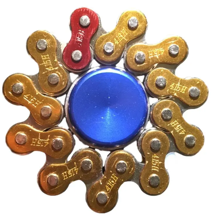 Heavy Duty Metal Bike Chain EDC Fidget Spinner
