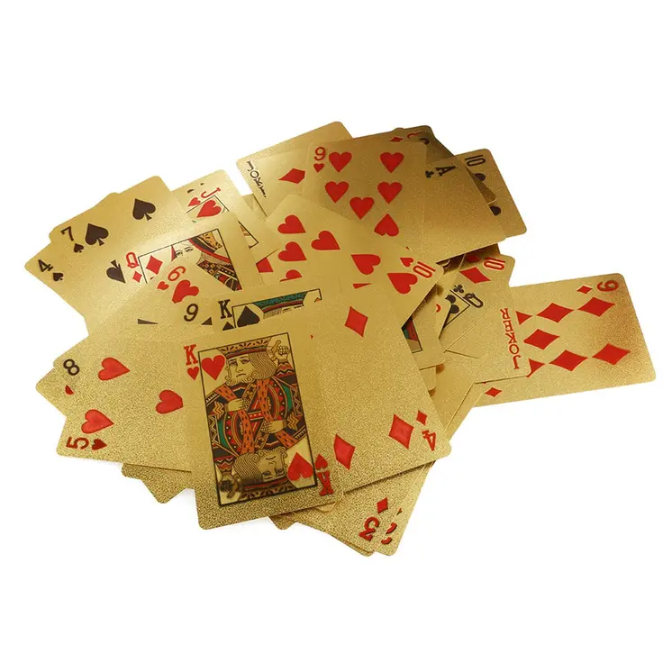 24 Karat Gold Foil Playing Cards