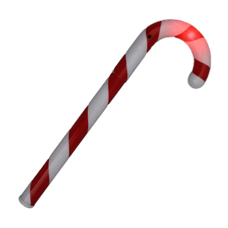 Flashing Peppermint Candy Cane Holiday Light Up Wand