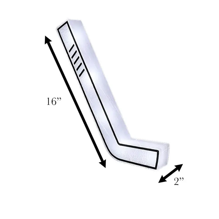 White LED Hockey Stick Foam Light Wand
