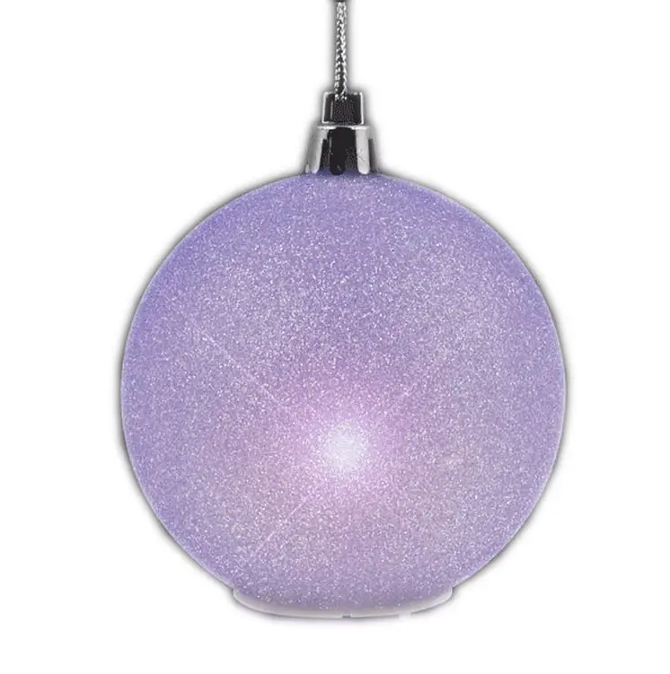 2.5’’ Glitter Value Light Hanging Christmas Ornament Decoration