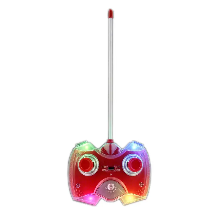 Multicolor LED Flashing Red Racing Car with Remote Control