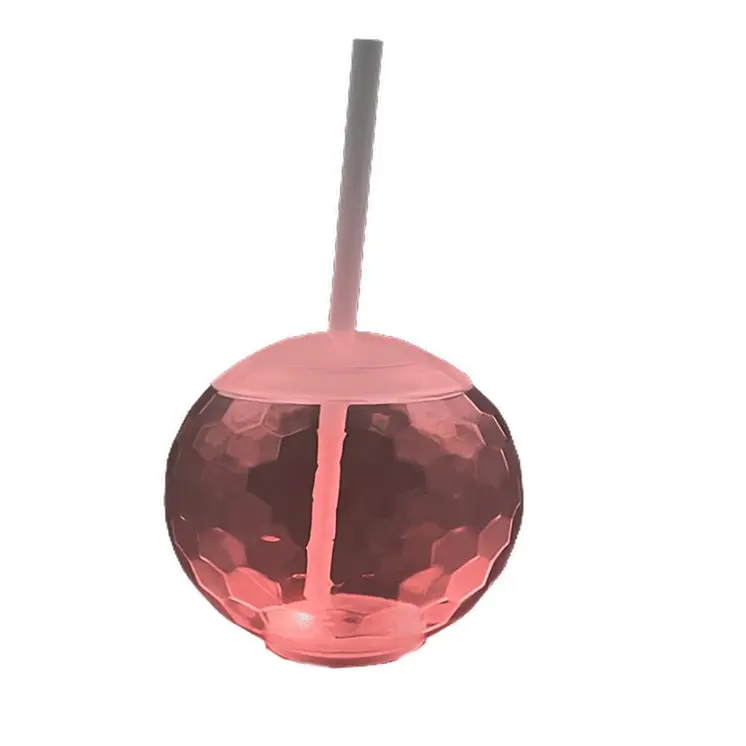 20 Ounce Multicolored Glass Ball Tumbler for Parties and Festivals