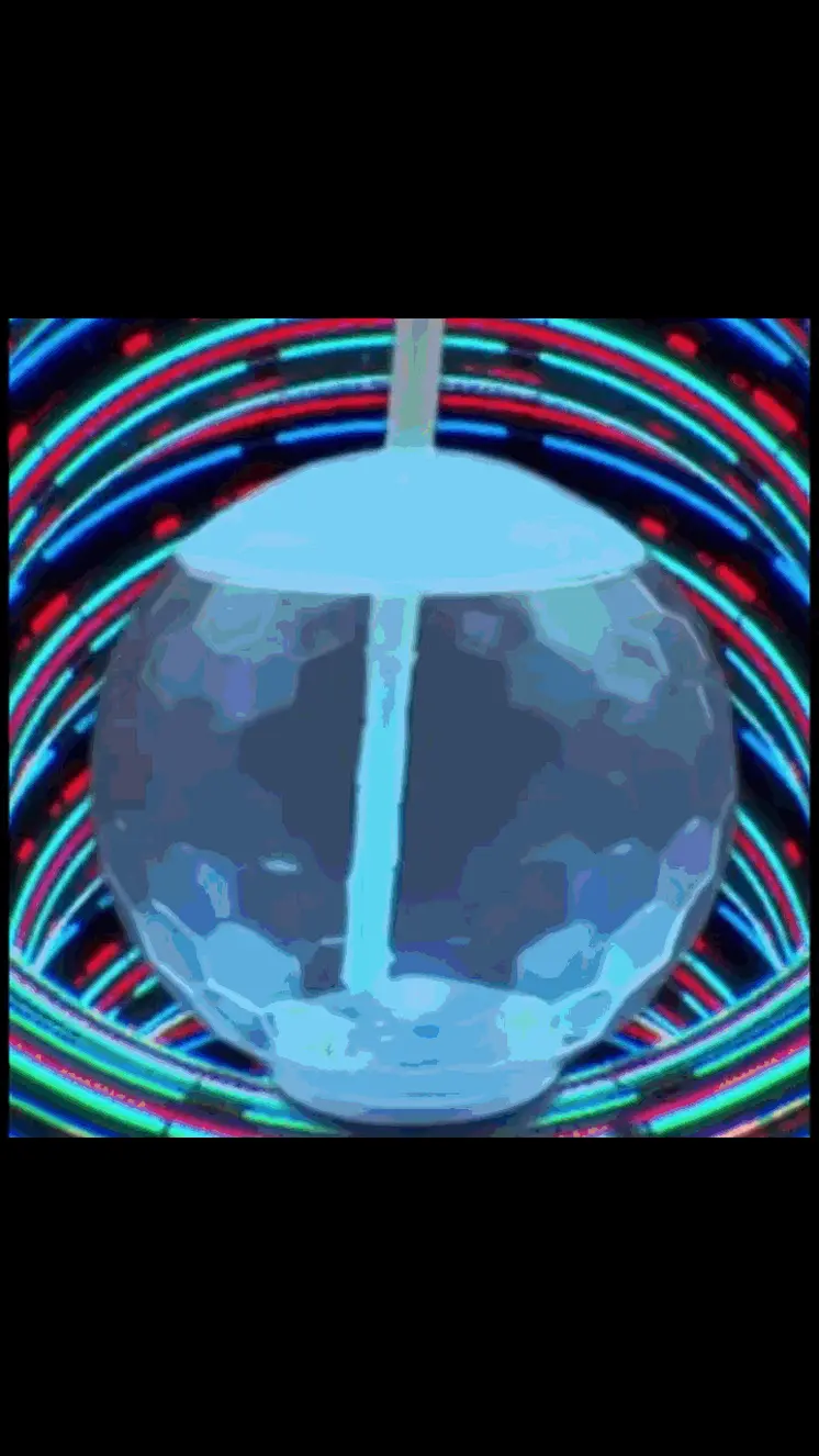20 Ounce Multicolored Glass Ball Tumbler for Parties and Festivals